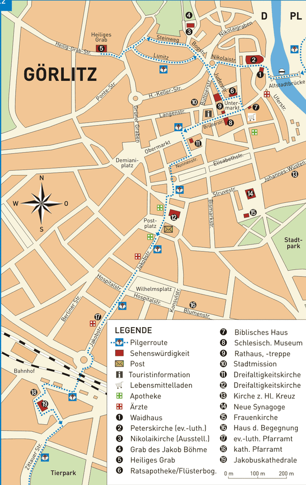 Galerie - Görlitz - Stadtplan